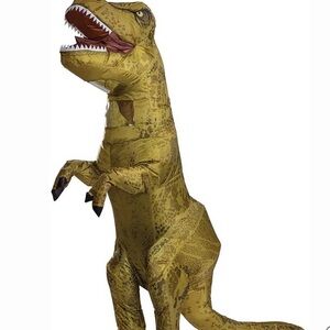 Jurassic Park Kids Size 7+ Inflatable T-Rex Dinosaur Costume